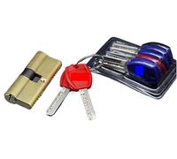 Serrure à cylindre européen, Cylindre de serrure 65-110MM Clé AB Laiton(70(32.5 37.5))