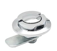 Serrure à cylindre pliable en alliage de zinc XK219, for boîte aux lettres à languette, 1 pièce