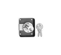 Vachette Serrure de sûreté V135 50 x 25 mm droite cylindre Ø20 mm L30 mm poli 2 clés 11710000