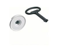 Serrure à double barre 3mm chromée avec 1 clé pour armoire univers métal IP44 (FZ449N)
