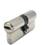 Serrure à double cylindre pour ABUS Bravus 2500 MX | Cylindre de sécurité avec technologie magnétique| Fonction d'urgence et de danger | 3 clés de sécurité + carte de sécurité (40/30)