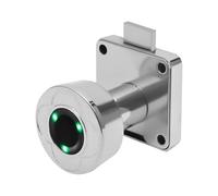 Serrure à empreinte digitale intelligente - Serrure électronique de porte intelligente - Sans conversion - Pour tiroirs, armoires, portes (argent, 22 mm)