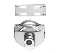 Serrure à empreintes digitales, serrure de porte électronique intelligente en verre à empreintes digitales sans perçage, serrure à combinaison sphérique à double porte, sans