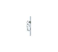 Serrure à encastrer Bricard condamnation bout rond blanc axe 40 mm