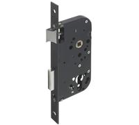 Yale Serrure à Encastrer avec Orifice de Cylindre - Axe 50 mm, Coffre 148 mm - Pêne Réversible, Têtière Bouts Carrés - Idéal Portes d'Entrée, Service et Locaux Sensibles - Noir