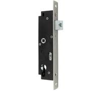 Serrure à encastrer type GK, têtière inox, axe 29 carré de 7