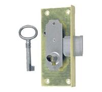 Serrure à entailler de bibliothèque 514 axe 30mm largeur 50mm gauche avec 1 EVISMES - S514A30GLBL