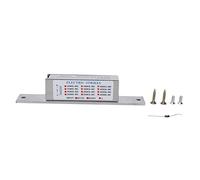 Serrure à gâche électrique 12 V | Conception de cadre étroit de poussée de 400 kg | Serrure cathodique en acier inoxydable pour portes en bois/métal/PVC | Sécurité de la maison et