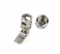 Serrure à languette MS763 en acier inoxydable, double serrure avec cadenas, serrure circulaire à quatre trous, 1 pièce(Triangle)