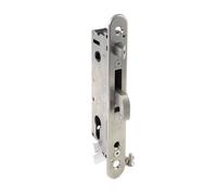Locinox Serrure à cadre tubulaire Fiftylock – crochet PZ 92, DM 30 mm, têtière ronde inox Argenté