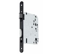 Vachette Serrure monopoint à larder série D45 PMR noir pêne dormant axe 120 mm 22722000