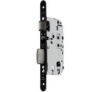Vachette Serrure monopoint à larder D459 urgence axe 50 mm T20 bout rond finition noir 14503000