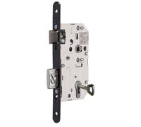 VACHETTE - Serrure à larder D451 clé L axe 50mm bout rond finition noir sans gâche - VACHETTE - 2687000