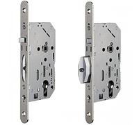 Serrure à larder d'urgence D 469 double fouillot - réversible - inox VACHETTE