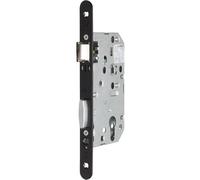 Serrure à larder Laitonnée réversible à fouillot - Clé I - Axe à 50 mm - Série D450 - Vachette