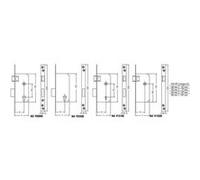 Serrure à larder LIONA à profil européen et bout carré axe 60mm gauche - JPM - 920000-03-2A