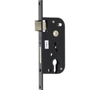Serrure à larder MULTIBAT à profil européen axe 40mm finition noir à bout carré sans gâche - JPM - 218300-01-1J Noir G
