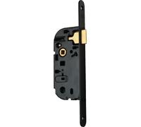 Serrure à larder bec de cane JPM - Bouts ronds - Droite