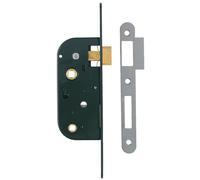 Serrure à larder réversible bec de cane à condamnation JPM - Bouts ronds - Droite