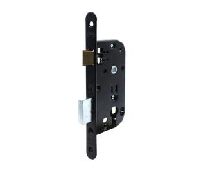 Serrure à larder TM4130 Pêne dormant 1/2 tour axe 50 - Noir époxy - TESA - TM41305RNE