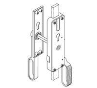 Serrure à levier béquille double + cylindre Gauche FUHR - TF1199L G