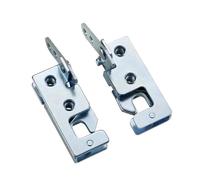 Serrure à loquet en fer durable for armoires industrielles et boîtes à outils - Mécanisme de verrouillage robuste 1 pièce(DK618-9 left)