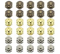 Serrure à Moraillon Antique Loquet Verrous Vintage Coffre Fermoir à Bascule Loquets Vintage Moraillon Antique en Fer avec Des Vis pour Boîte à Bijoux Boîte en Bois Accessoires de Bricolage 30 Pièces