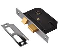 Serrure À Mortaise À 3 Leviers Chrome 79Mm 3In Visi UNNYESSLCH