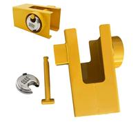 Serrure à mortaise en acier inoxydable - serrure d'accrochage de 20 x 10 x 8 cm, dispositif de sécurité antivol, serrure solide avec modèle de clé de mot de passe | Accessoire