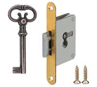 Serrure à mortaiser - cyclingcolors - Meuble ancien e remplacement - Droite - Décoration rustique