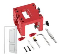 Serrure à mortaiser de porte, guide robuste avec positionnement précis | Lot de gabarits de serrure de porte avec aide à la voie