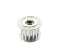 Serrure à mortaiser en acier inoxydable, Poulie de distribution HTD 5M-15T, 15 dents, alésage 3/4/5/6/7/8/9 mm, largeur de courroie 16/21 mm, roulement, roue synchrone, 2 pièces(7mm,16mm)