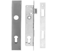 Serrure à mortaiser pour portails, portillons, insert en acier 90/20 mm +