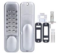 Serrure à mot de passe mécanique étanche, antivol, serrure à combinaison intelligente pour porte de chambre, porte de bureau, haute sécurité, alliage de zinc, aucune batterie