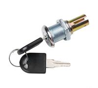 Serrure à outils à clé plate fabriquée en alliage de zinc avec noyau en cuivre, serrure de tiroir en acier finition chromée pour réparation automobile, comprend 2 clés pour une utilisation de secours
