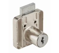 Serrure à paillettes Ronis 450002 s'entrouvrant - Nickelé - Droite - DOM TSS - 17322