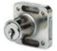 Serrure à paillettes V44 laiton nickelé gauche axe 25mm zamak moulé - - 11101000