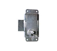 Vachette Serrure à pattes pour vitrine LN 40CL 11221000 Largeur 40 mm Zingué