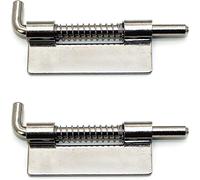 Serrure à pêne de porte, Goupille de verrouillage à ressort Boulon baril Épaissi Serrure porte 2 mm,5 pouces Loquet Charnière d'armoire en acier inoxydable 304, 1left304(1left304)