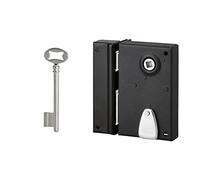 Serrure verticale pêne dormant 1/2 T Thirard - Noir - Gauche - Section 7 mm - l x h - 70 x 110 mm