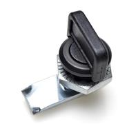 Serrure à poignée fendue, petite serrure ronde, petite serrure à languette tournante, mini petite serrure, serrure à plaque cylindrique, 1 pièce