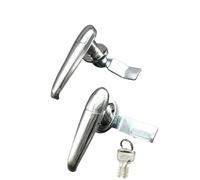 Serrure à poignée MS308, couvercle extérieur, boîte de porte de Distribution électrique industrielle, interrupteur rotatif à clé, 1 pièces(308-2 Aluminum High)