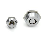 Serrure à pression avec ressort, serrure de porte rétractable, serrure à balle cylindrique à tête de fleur de prunier, 1 pièce(Trumpet)