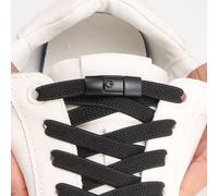 Serrure à pression colorée sans lacet lacets élastiques pour baskets Sport lacets élastiques sans nœud taille unique pour tous les enfants adultes Orange