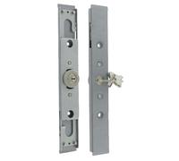 Serrure AA à cylindre rond à 2 pivots 6mm acier zingué - TIRARD - AA114010