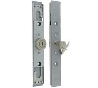 Serrure AA40 acier zingué cylindre rond longueur 12 mm 2 pivots TIRARD AA114004