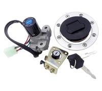 Serrure Allumage Moto Pour Suzuki Pour GSXR1000 Pour SV650 Pour TL1000R Pour GSF1200 Bouchon Réservoir Carburant Serrure Clé Moto Interrupteur Allumage Kit Barillet