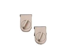 Serrure Anti-chute for fenêtre coulissante, boucle de sécurité sans perçage, limiteur porte push-pull réglable 4 pièces pour Fenêtre(Silver)