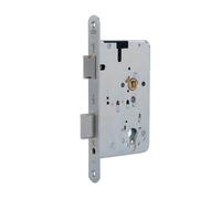 Serrure anti-panique à encastrer 2327 Fkt.E rd 20/65/72/9mm DIN droite VA 2 vantaux BKS