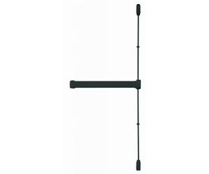 Serrure anti-panique coupe feu Fluid noir 3 points haut/bas/latéral JPM - 1200 mm - FL3020-02-0A